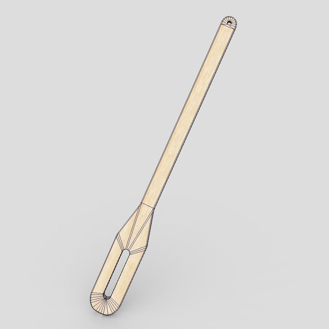 Laundry Stick 3 Low-poly 3D model_4