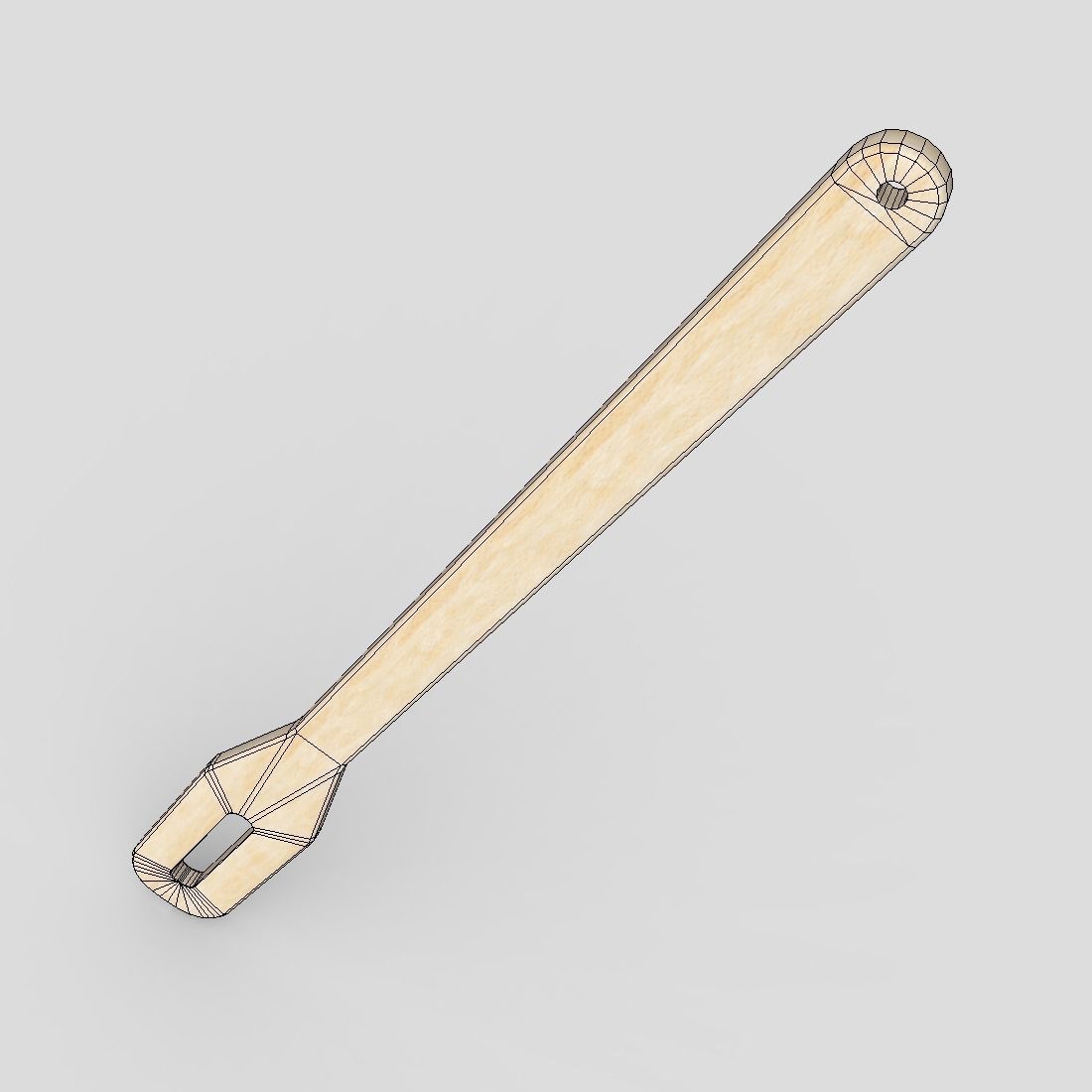 Laundry Stick 3 Low-poly 3D model_6