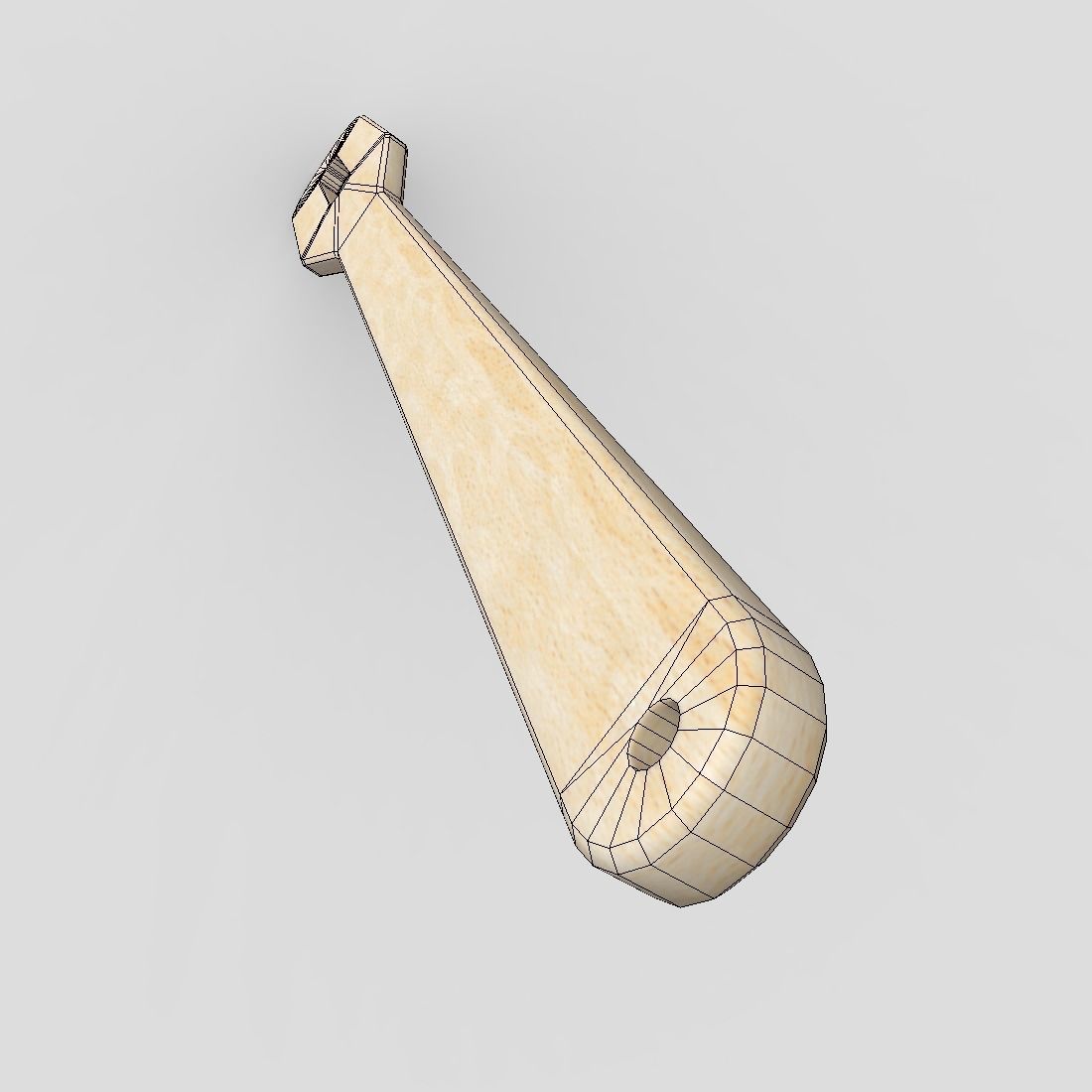 Laundry Stick 3 Low-poly 3D model_8