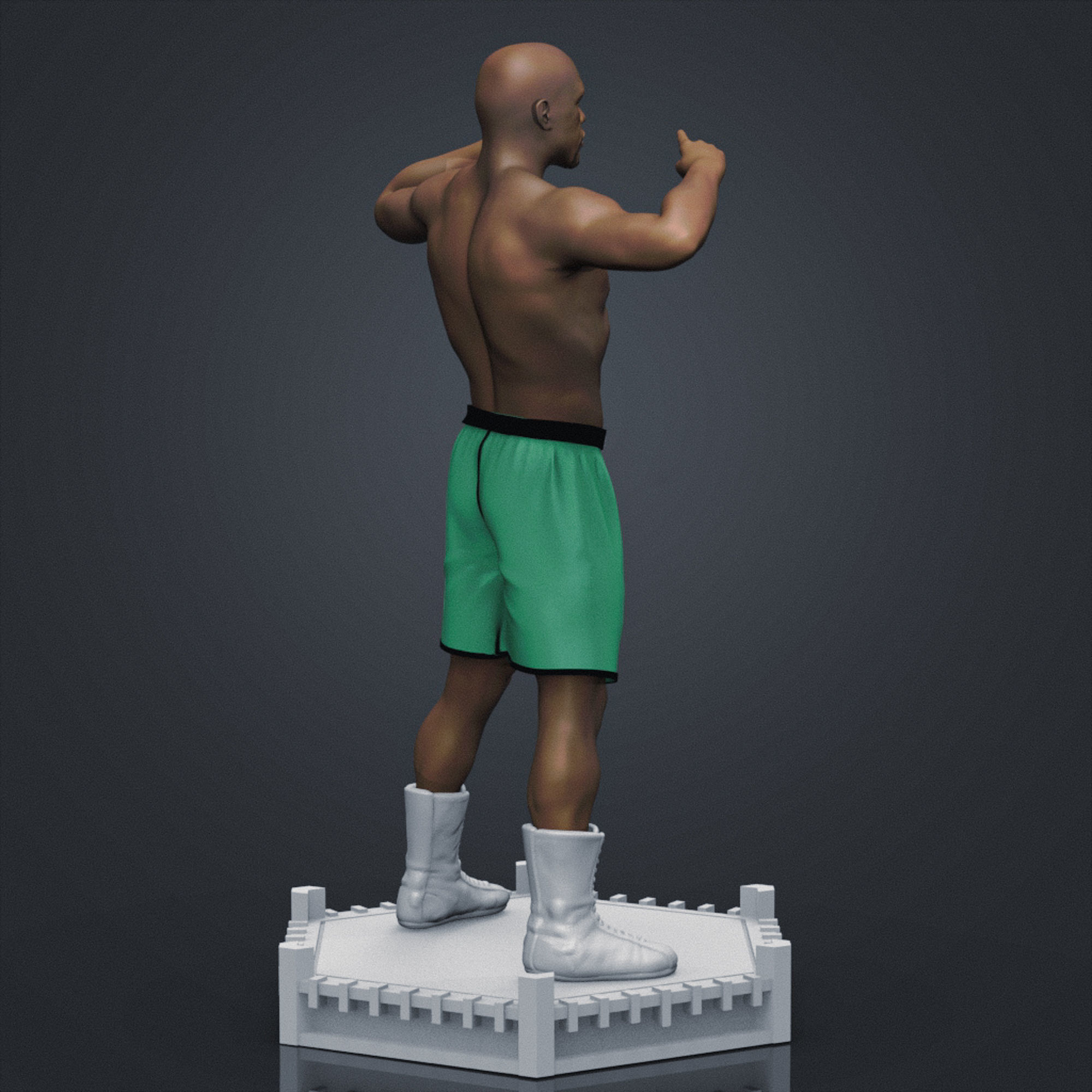 Floyd MayWeather 3D Printable 1 3D print model_7