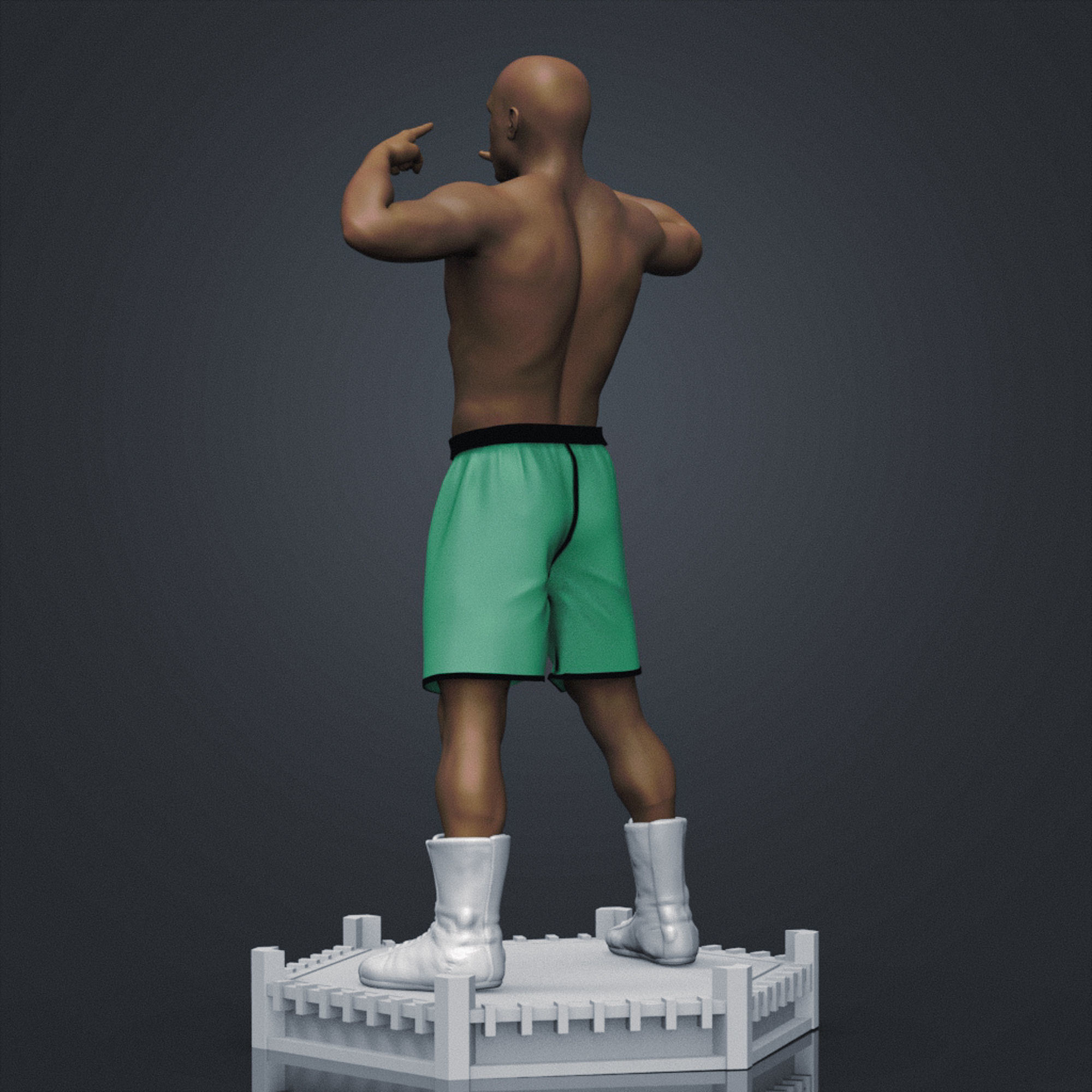 Floyd MayWeather 3D Printable 1 3D print model_6