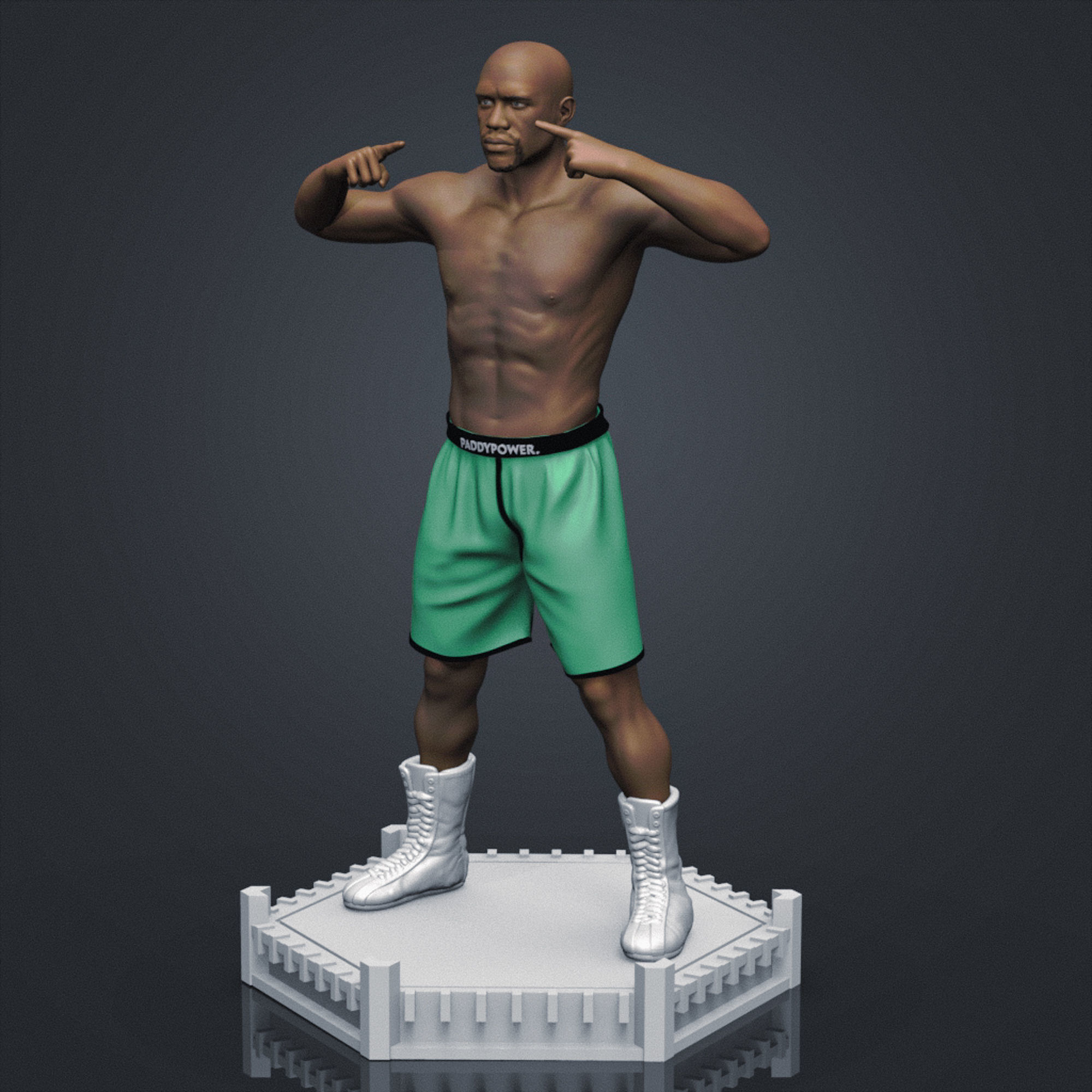 Floyd MayWeather 3D Printable 1 3D print model_10