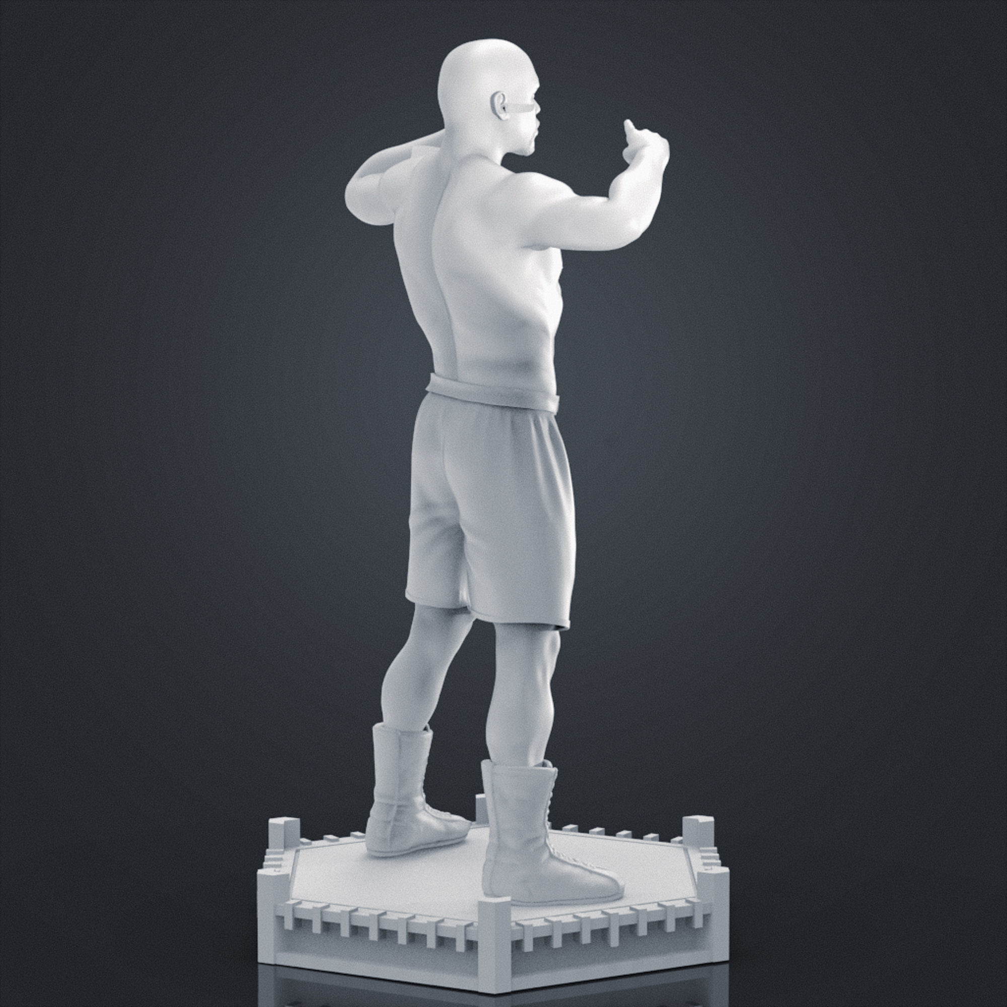Floyd MayWeather 3D Printable 1 3D print model_17