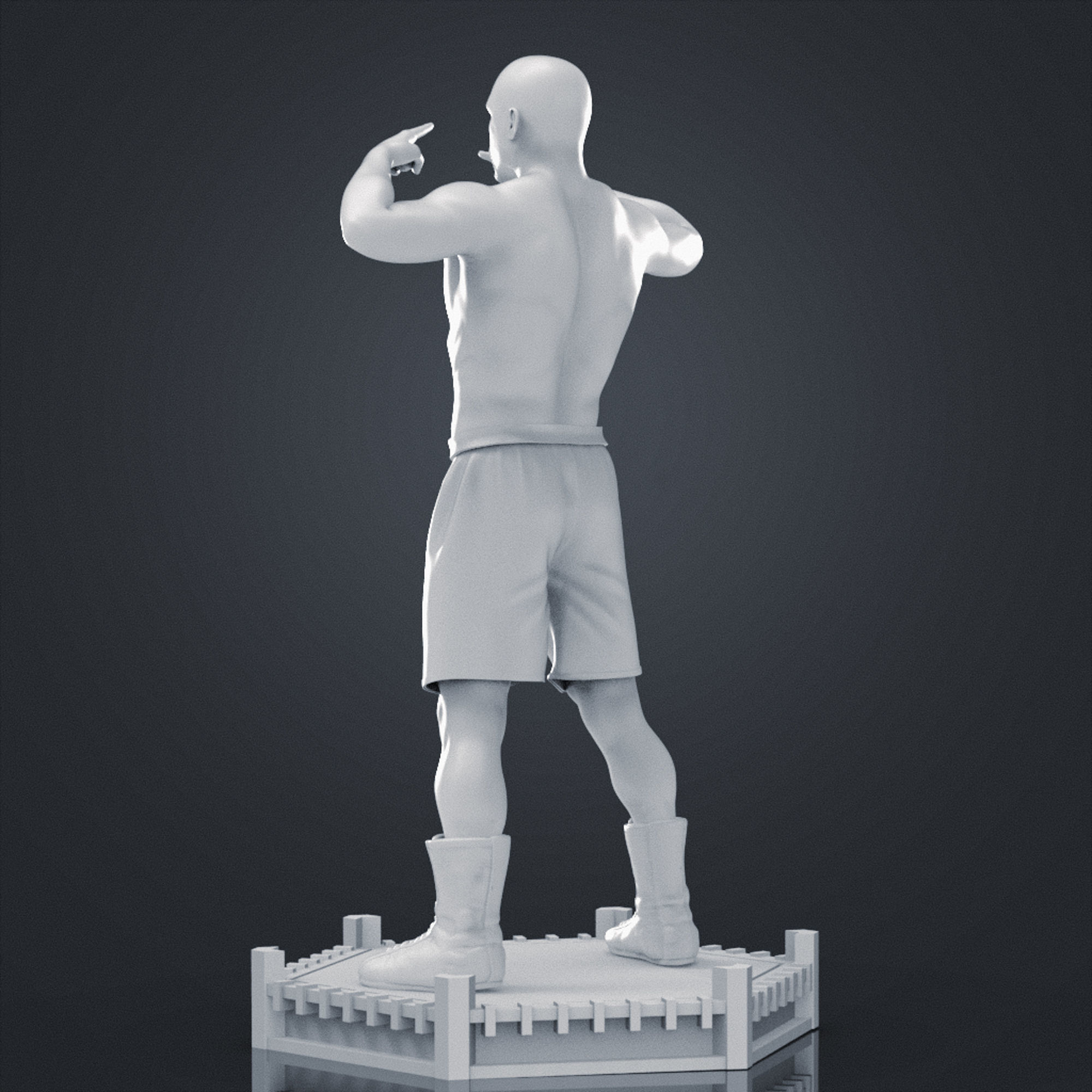 Floyd MayWeather 3D Printable 1 3D print model_16