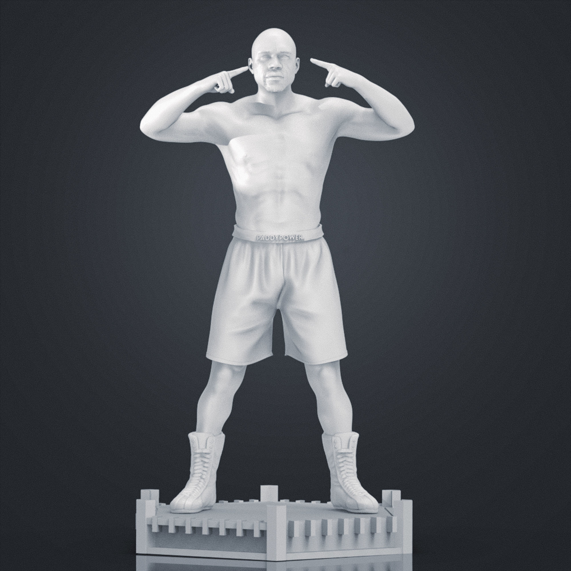 Floyd MayWeather 3D Printable 1 3D print model_12