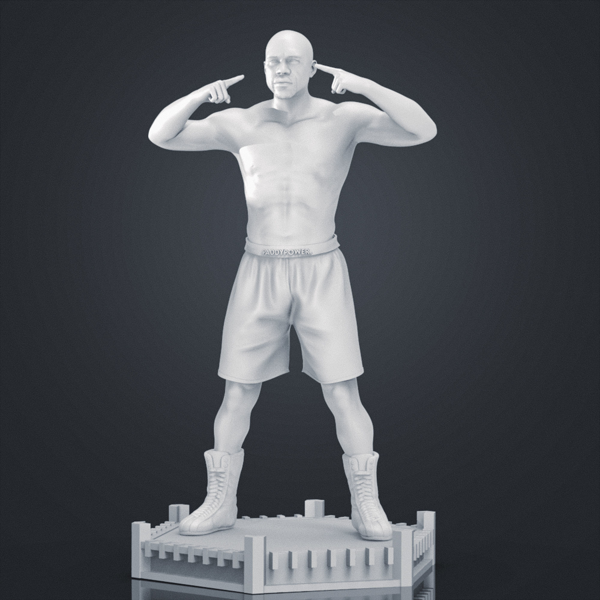 Floyd MayWeather 3D Printable 1 3D print model_13
