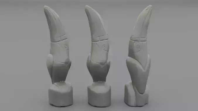 Parrot Toucan statuette 3D print model
