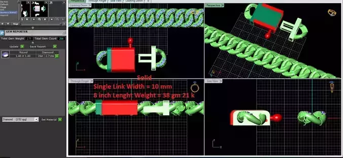 Cubic Diamond Chain 35