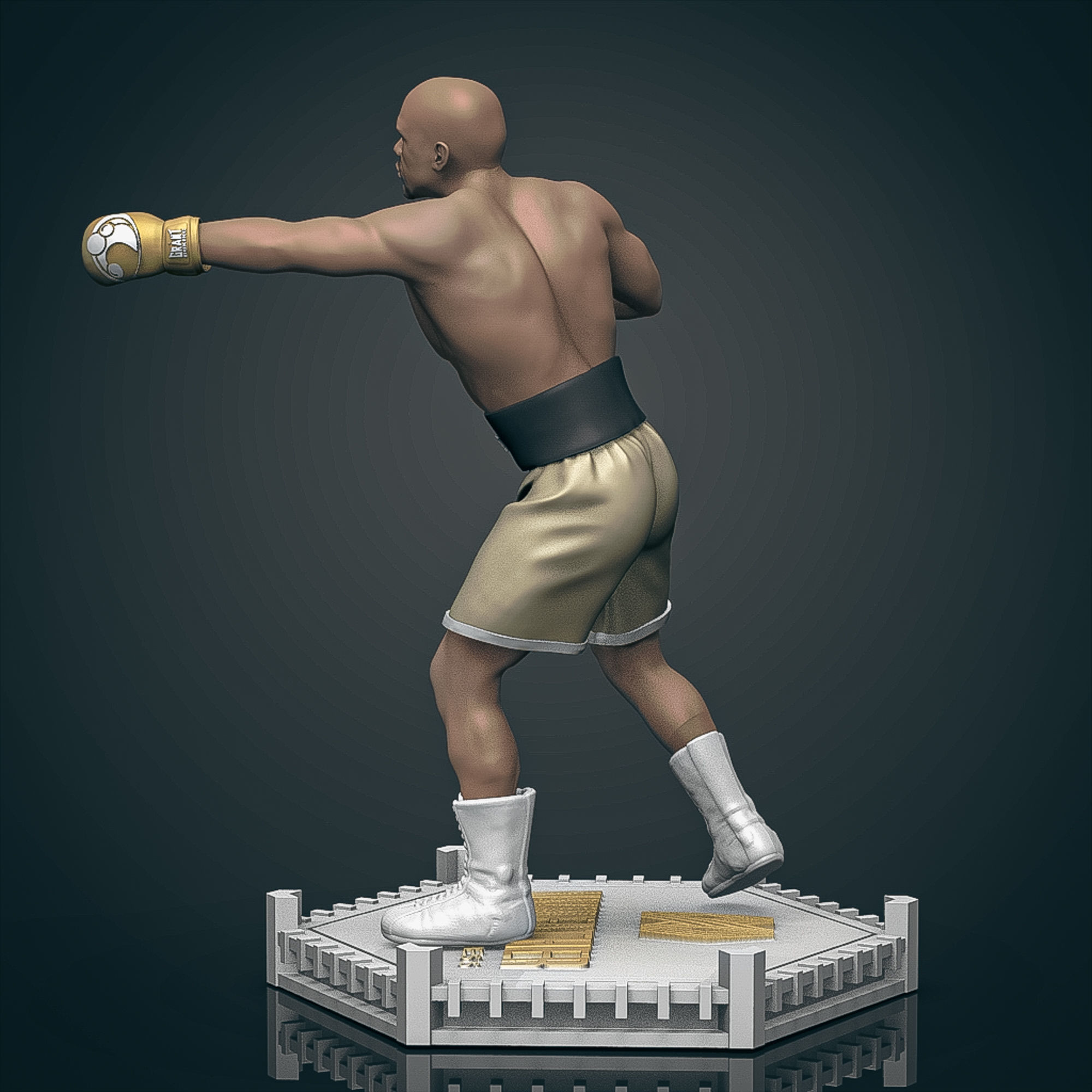 Floyd MayWeather 3D Printable 2 3D print model_5