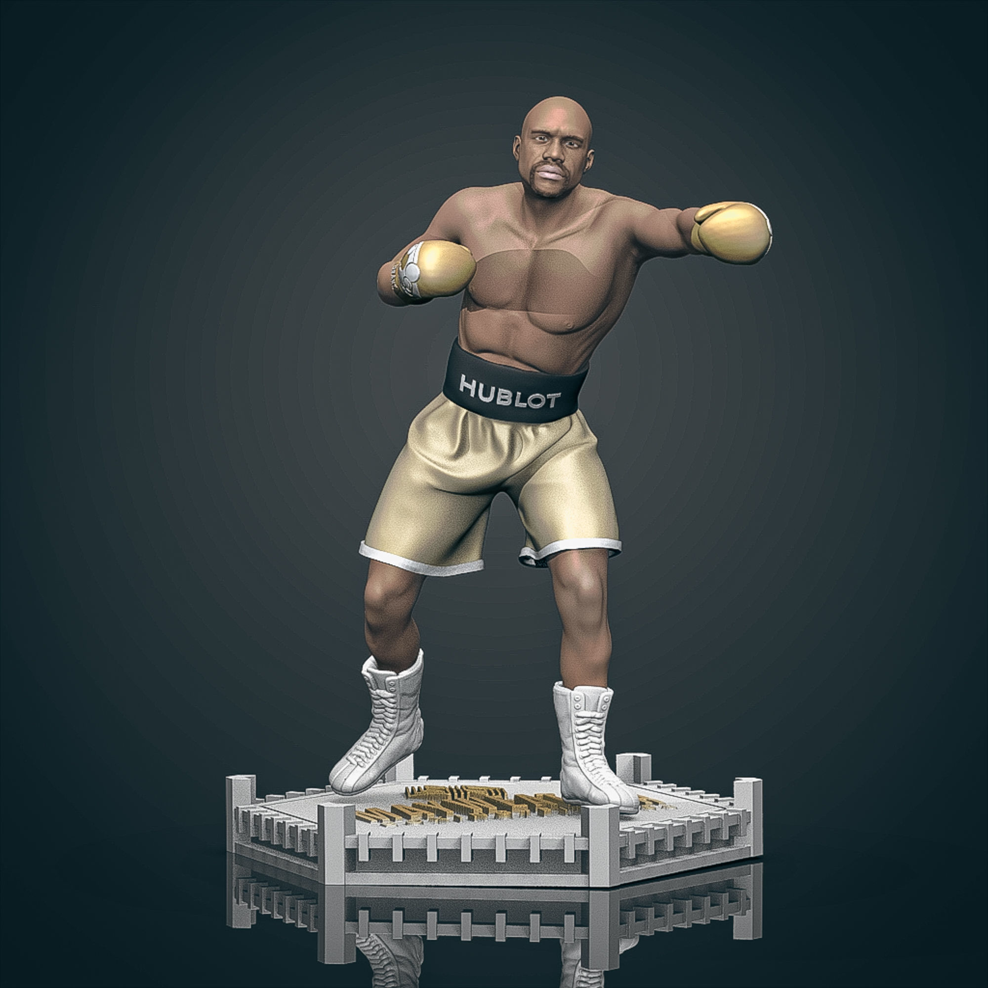 Floyd MayWeather 3D Printable 2 3D print model_3
