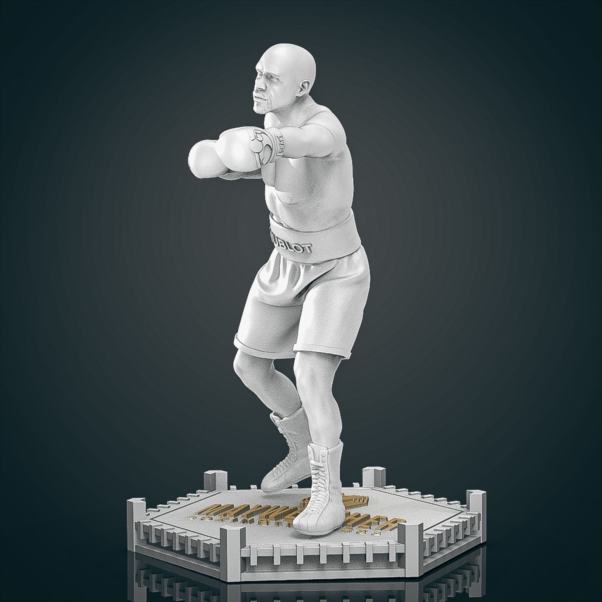 Floyd MayWeather 3D Printable 2 3D print model_12