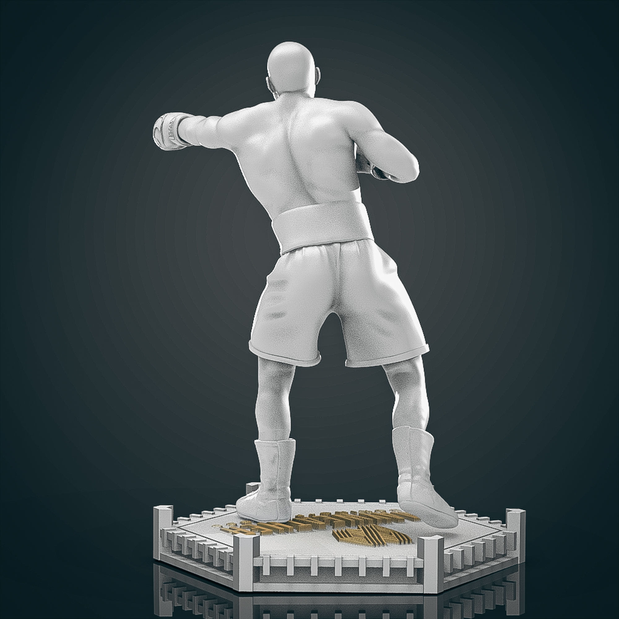 Floyd MayWeather 3D Printable 2 3D print model_14