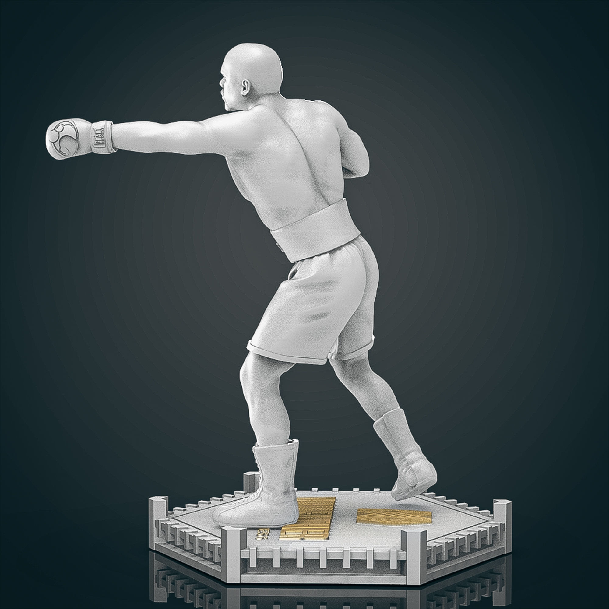 Floyd MayWeather 3D Printable 2 3D print model_13