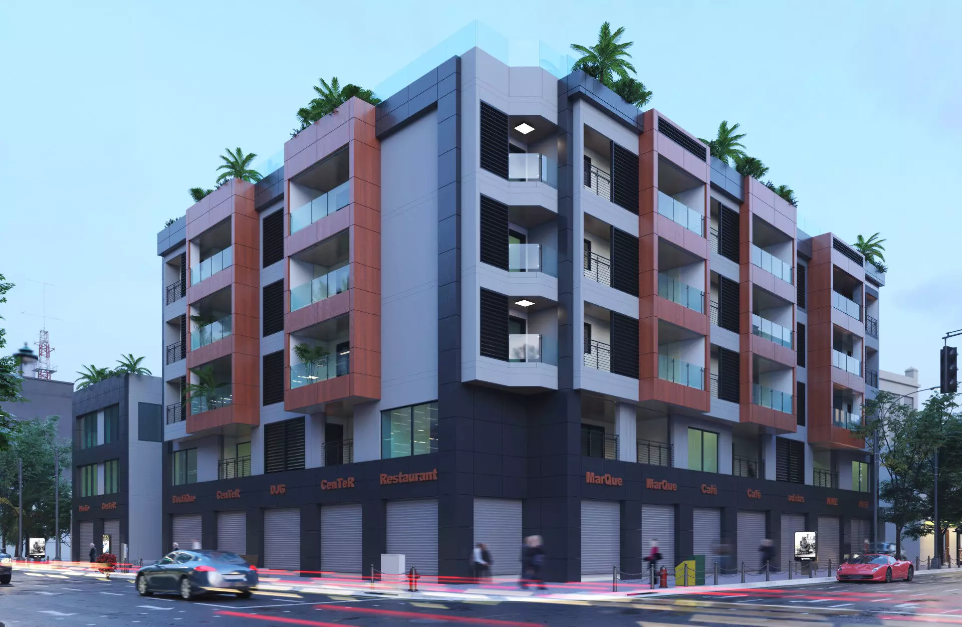 Exterior scene 3D model 3D model_0