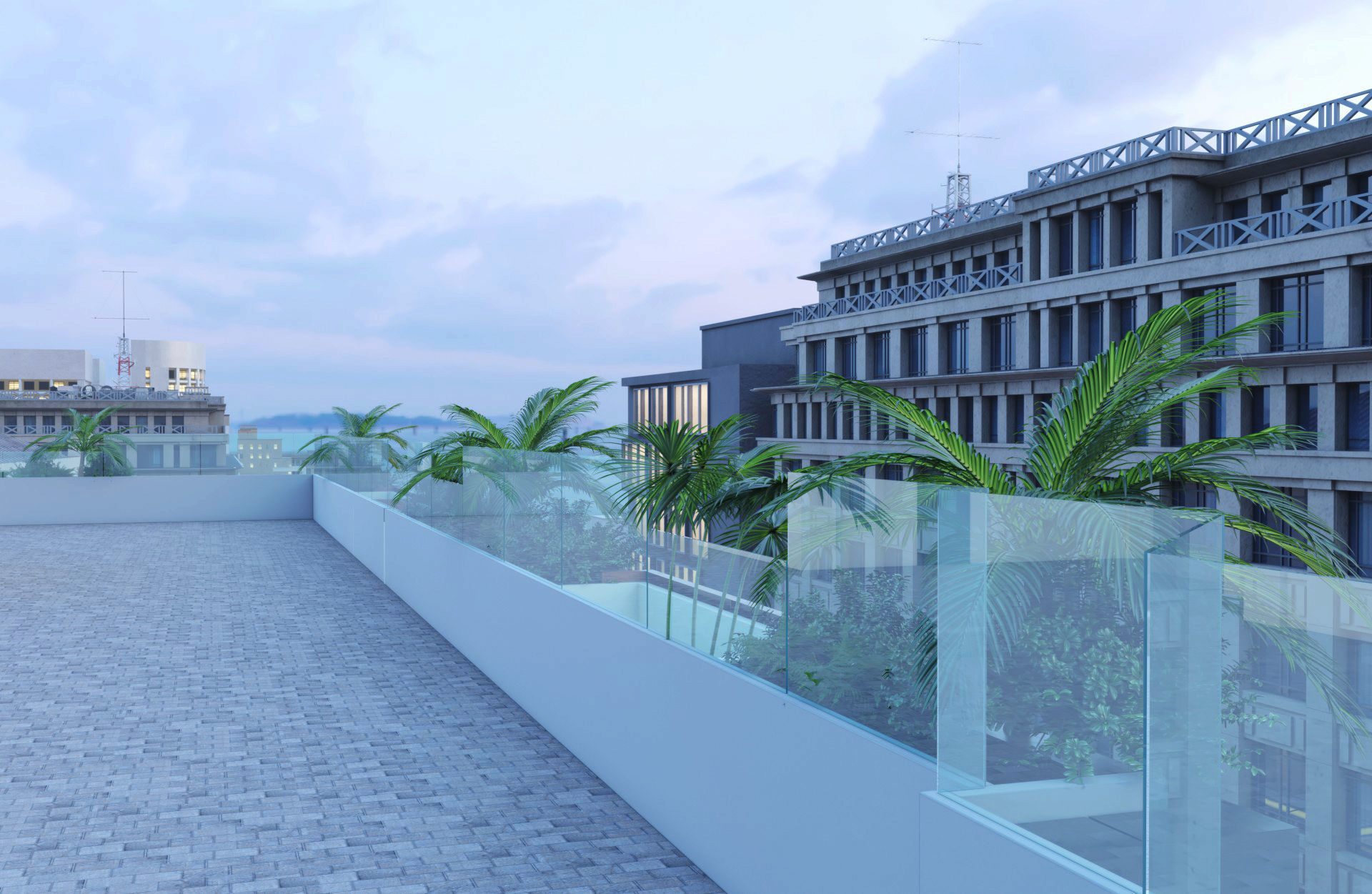 Exterior scene 3D model 3D model_2