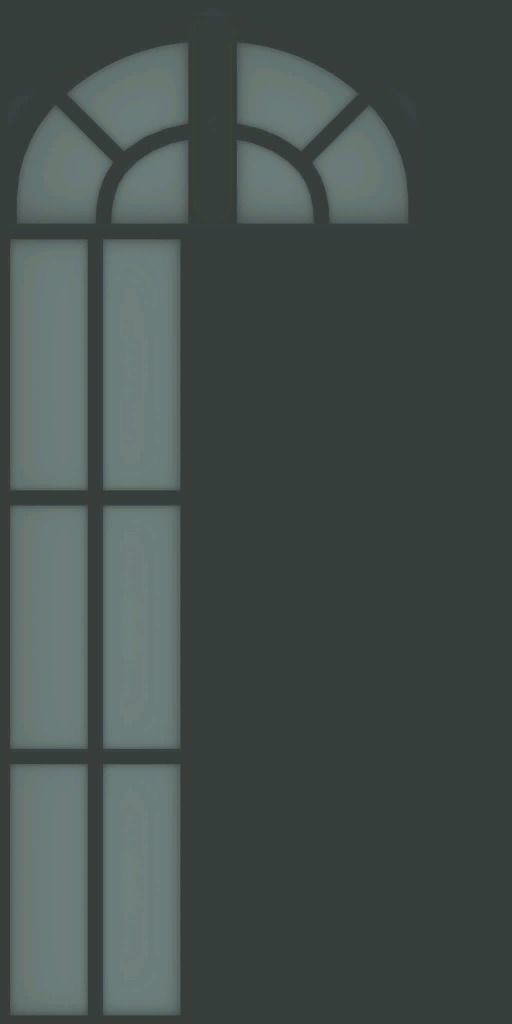 A Collection of 3D Window in Rectangle Styles Low-poly 3D model_23