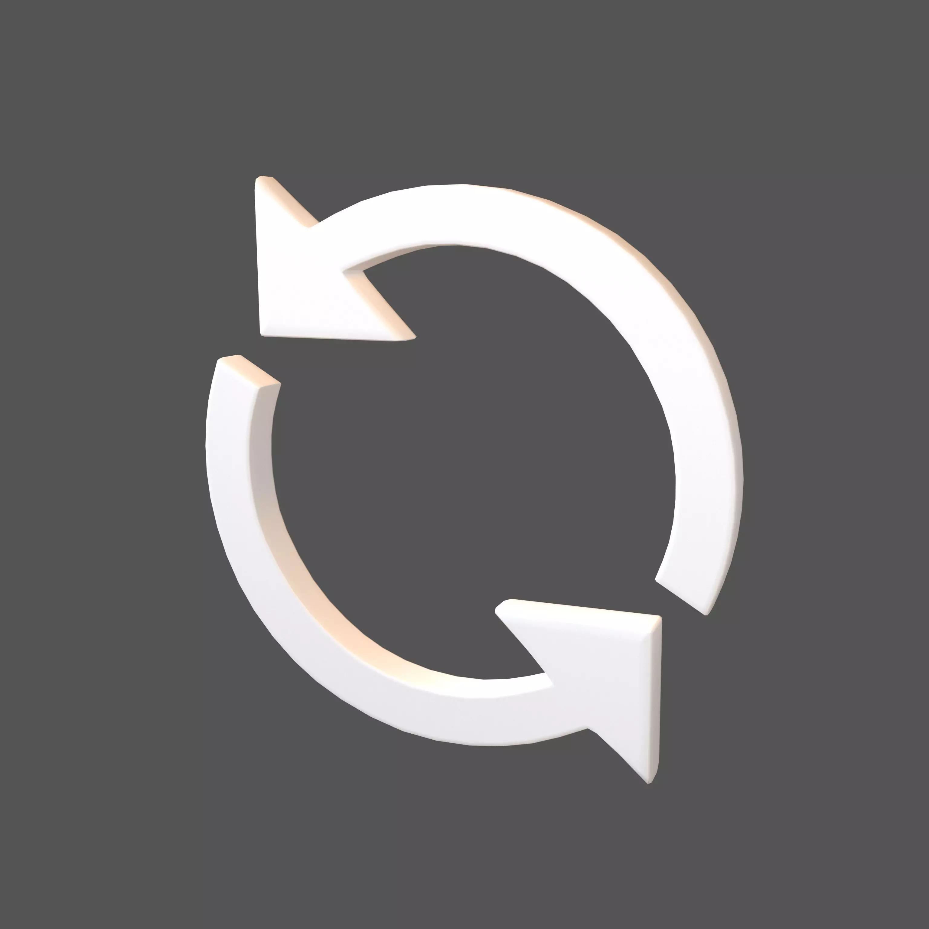 Reload Symbol V2 002 Low-poly 3D model_0