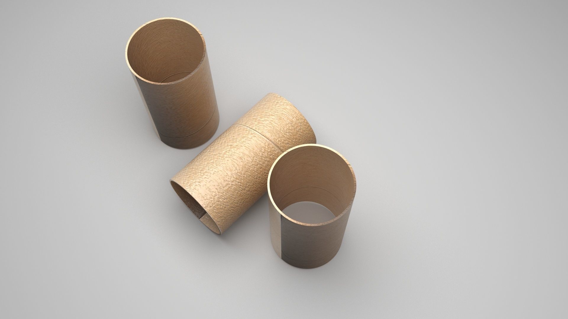 Empty Toilet Paper Tubes 3D model_1