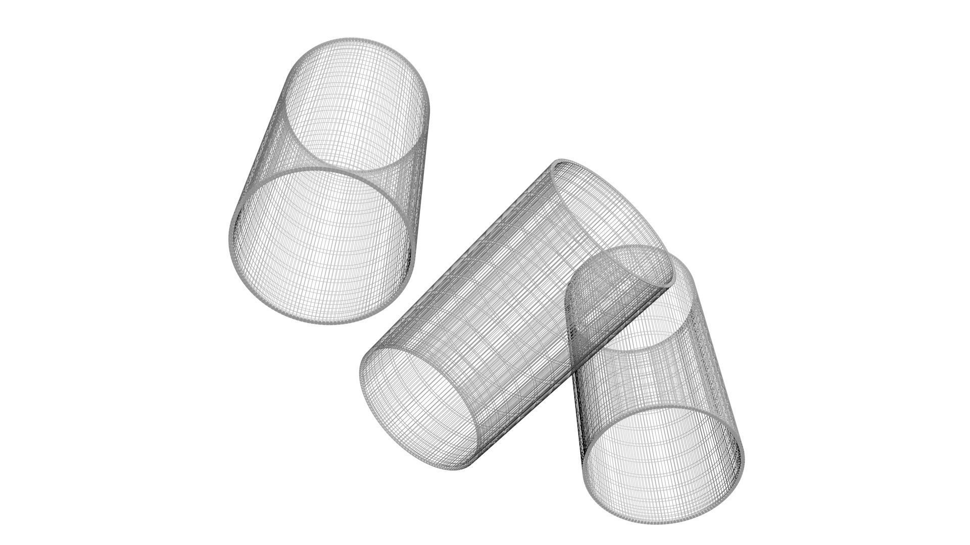 Empty Toilet Paper Tubes 3D model_18