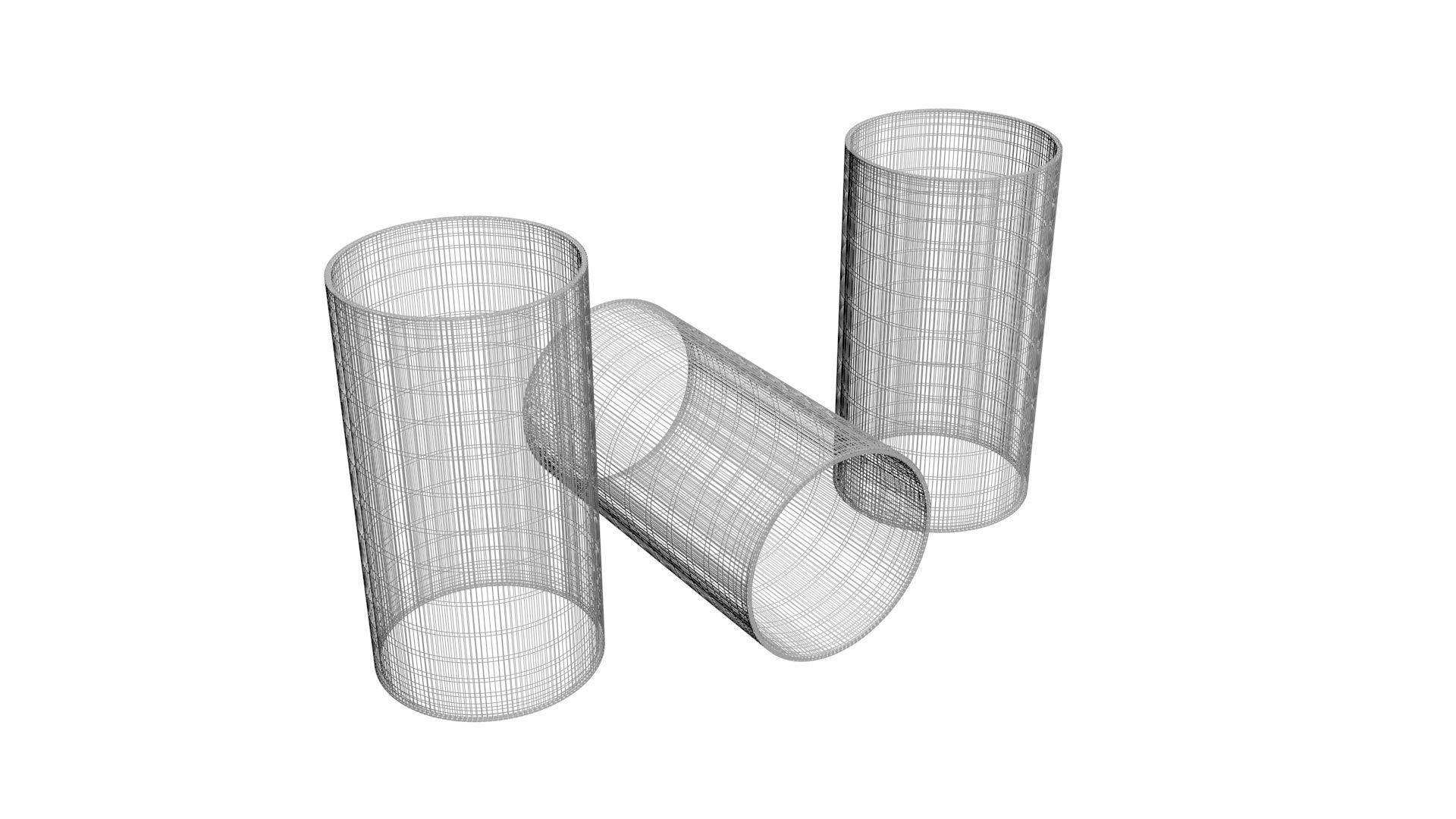 Empty Toilet Paper Tubes 3D model_16