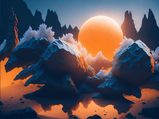 Alien Worlds Backdrop Images 3D model_5