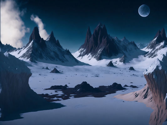 Alien Worlds Backdrop Images 3D model_7