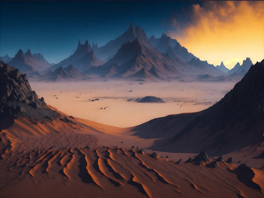 Alien Worlds Backdrop Images 3D model_9