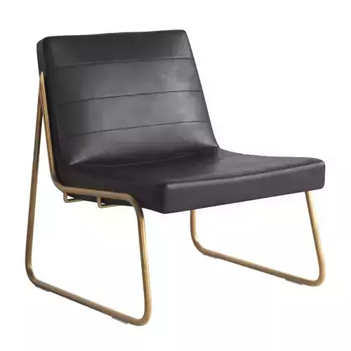 Anton Lounge Chair - Vintage Black