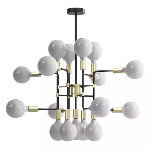 17-Light Champagne Chandelier