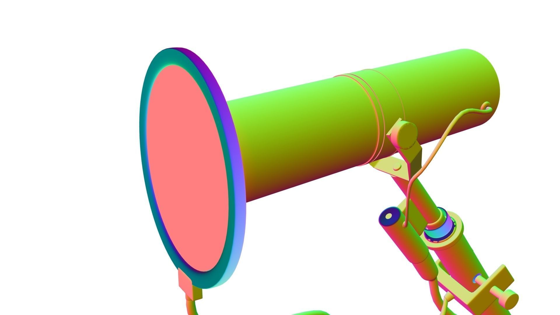 Condenser Microphone 3D model 3D model_11