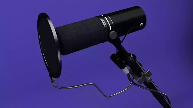 Condenser Microphone 3D model 3D model