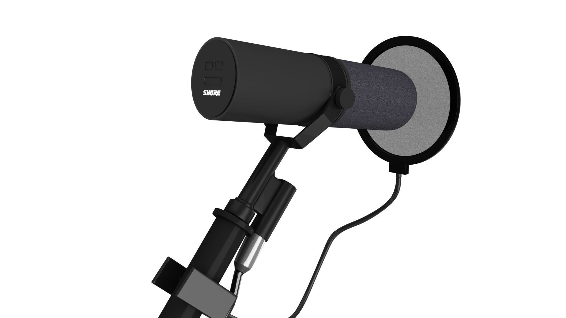 Condenser Microphone 3D model 3D model_3