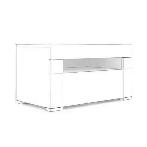 White Bedside Cabinet