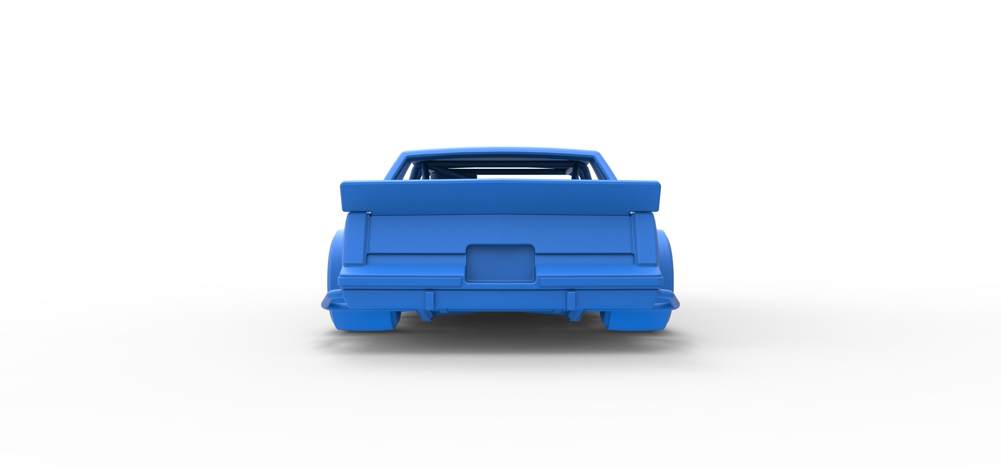 Vintage Asphalt Modified stock car Scale 1 to 25 3D print model_32