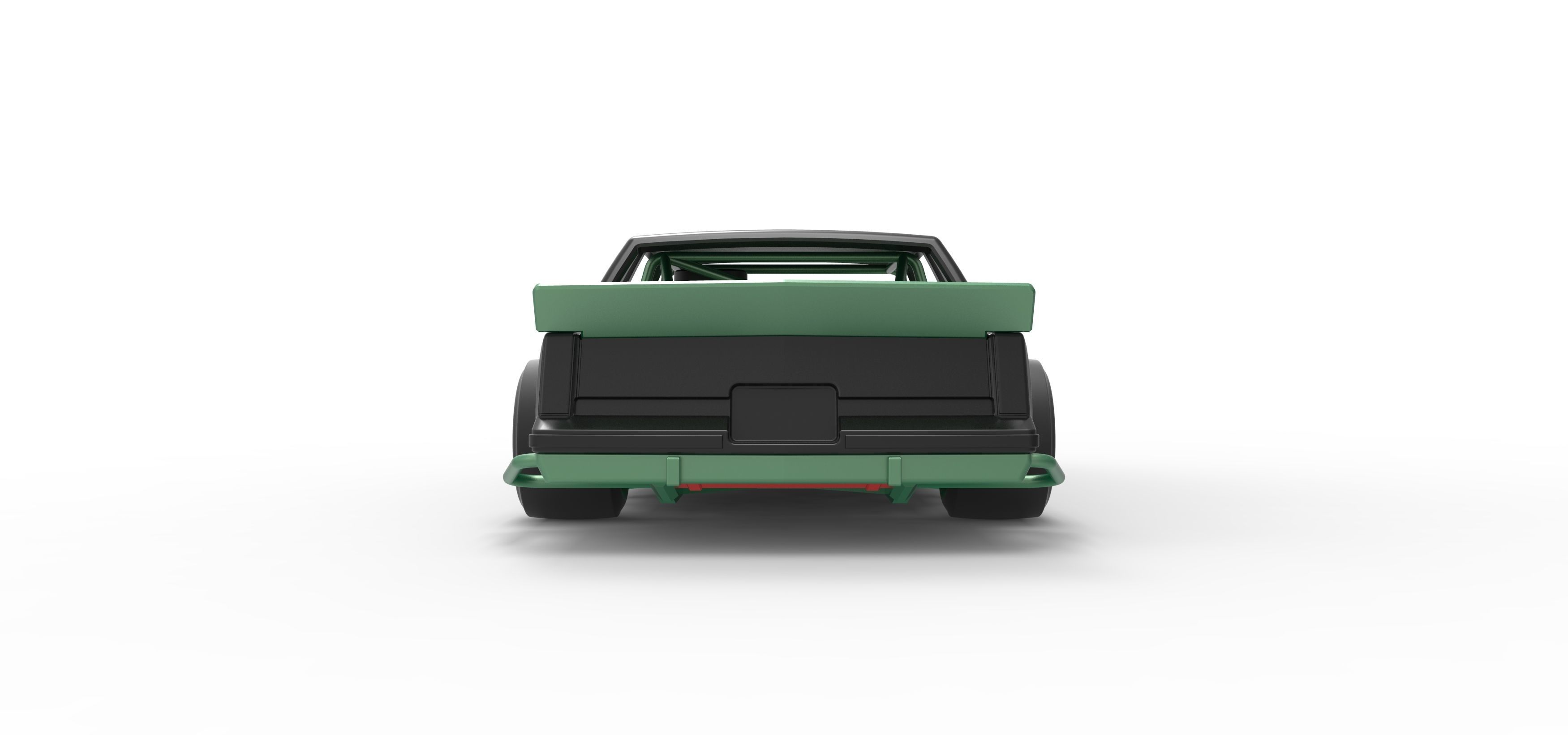 Vintage Asphalt Modified stock car Scale 1 to 25 3D print model_16