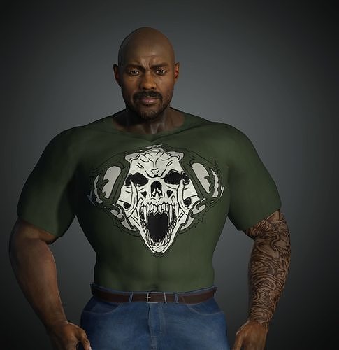 Black Soldier 3D model