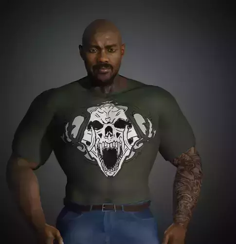 Black Soldier 3D model