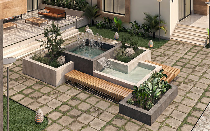 Landscape node 3D model