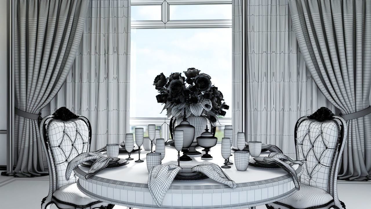 Interior Art - Restaurant Collection - Part 1 01 3D model_5