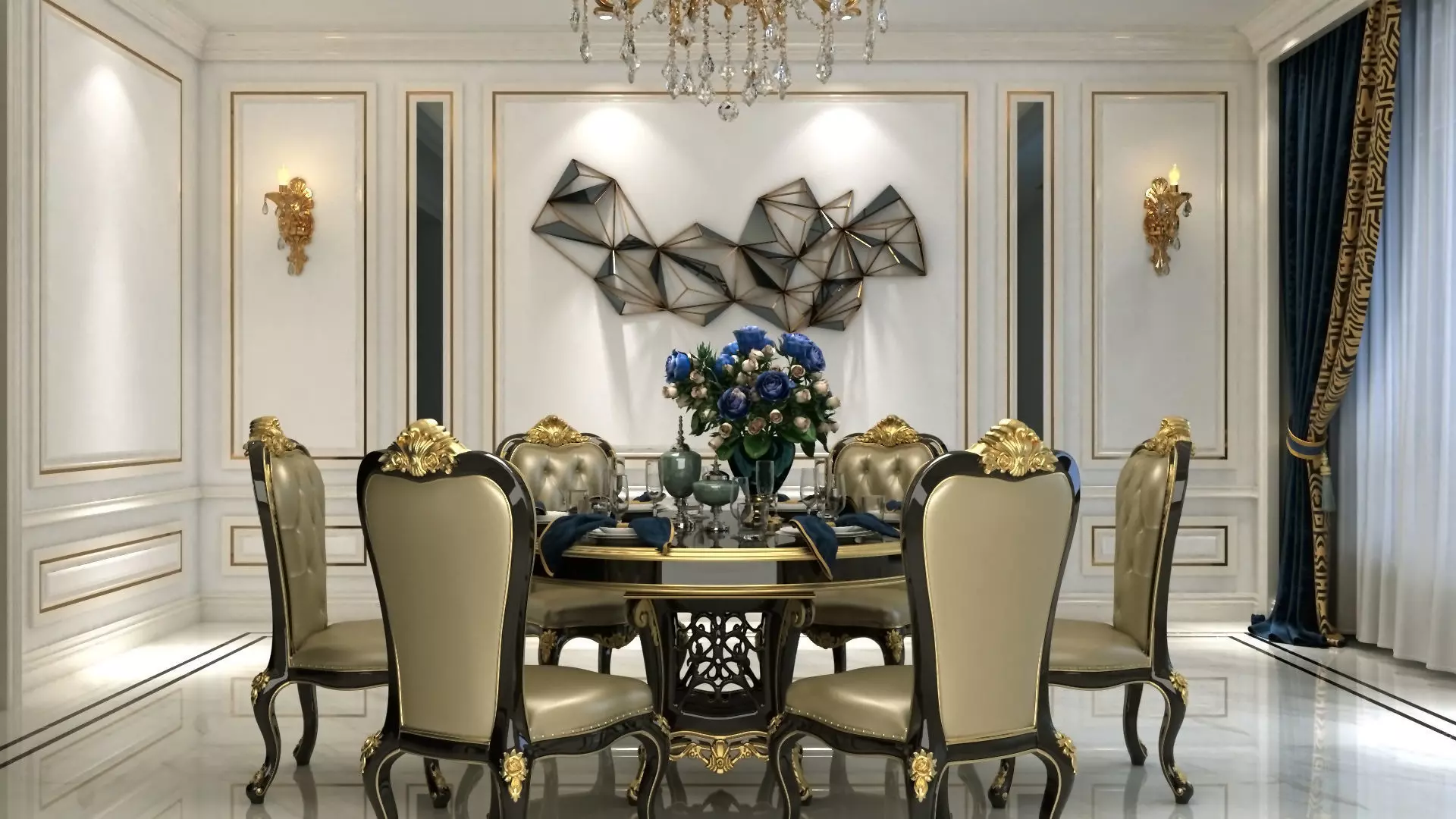 Interior Art - Restaurant Collection - Part 1 01 3D model_0