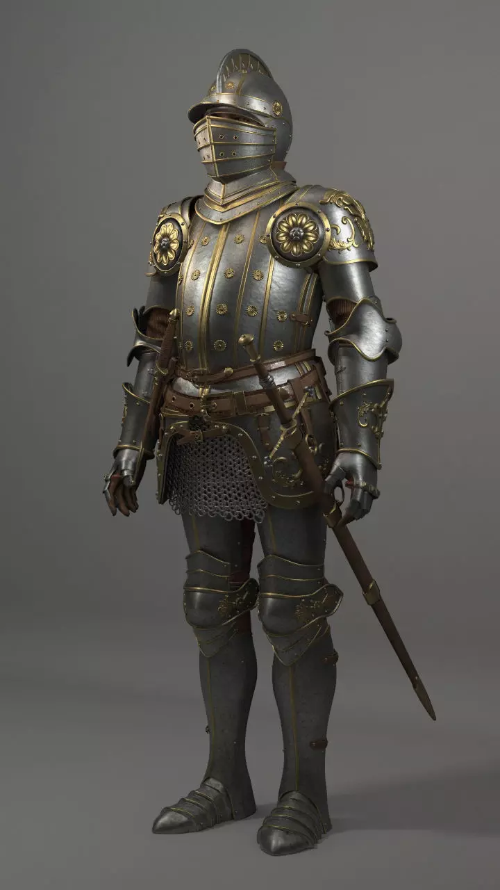 Knight 3D model_0