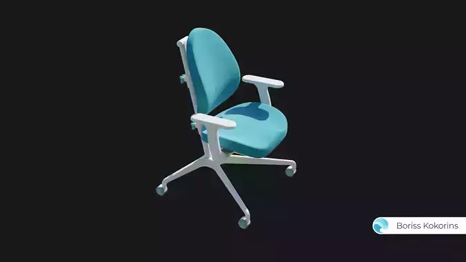 IKEA GUNRIK chair photorealistic