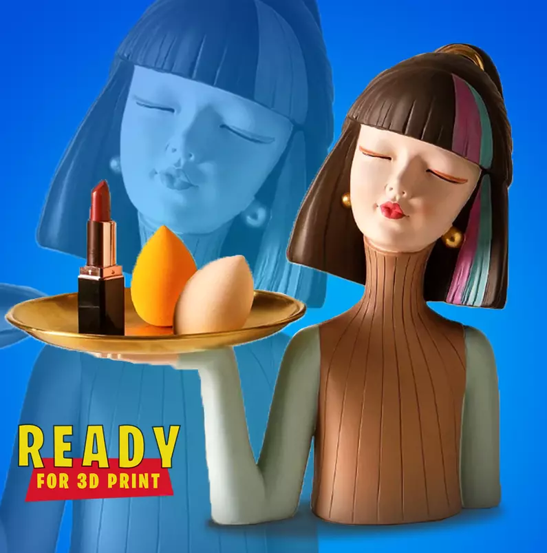 Ladies Decor Tray 3D print model