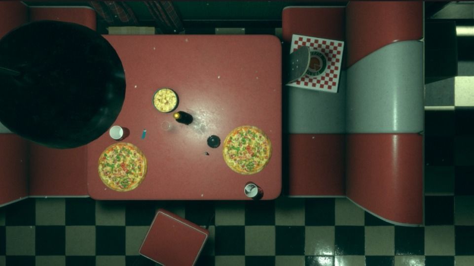 Modular Diner Pack Low-poly 3D model_13
