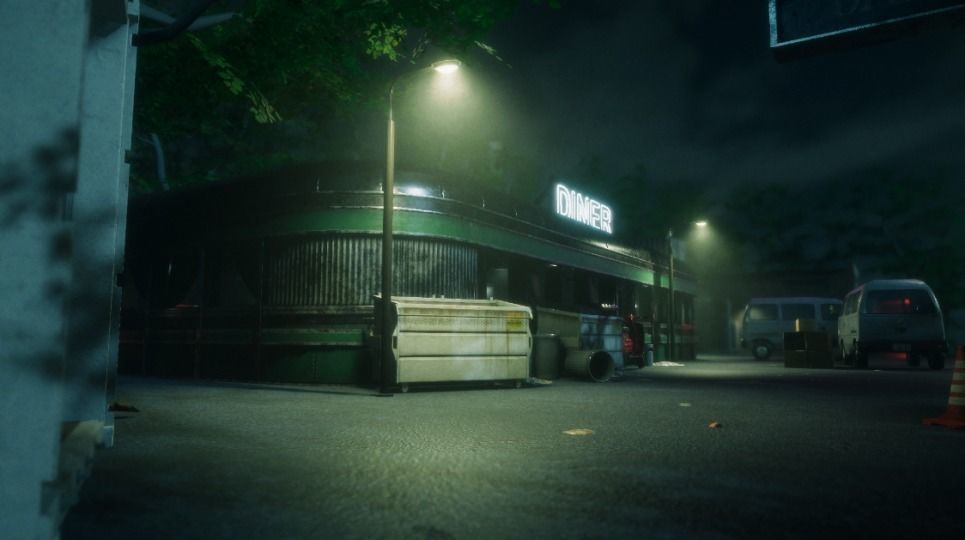 Modular Diner Pack Low-poly 3D model_5