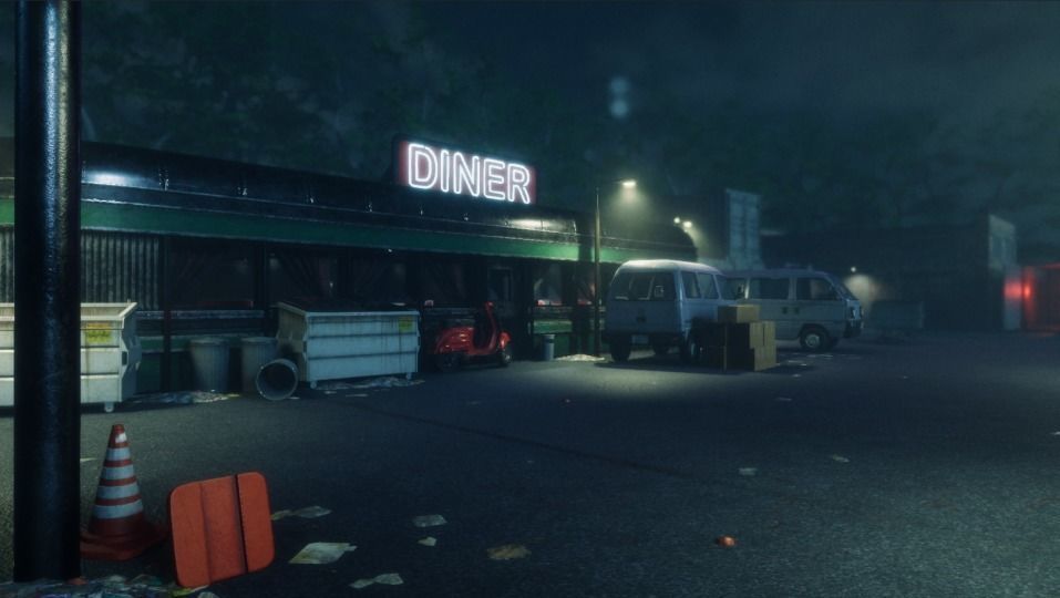 Modular Diner Pack Low-poly 3D model_1