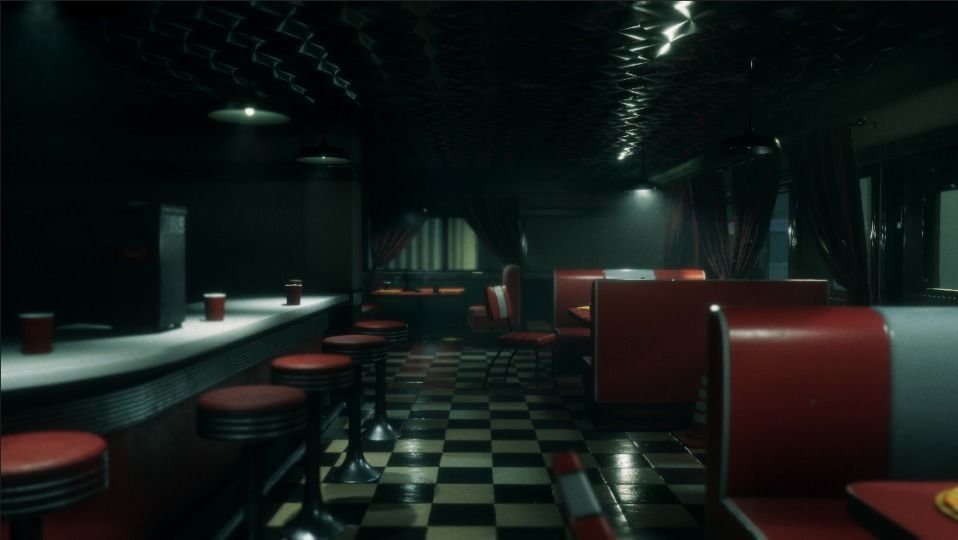 Modular Diner Pack Low-poly 3D model_11