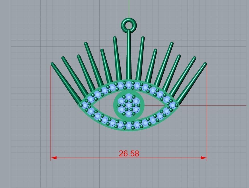 pendant 3D print model_7