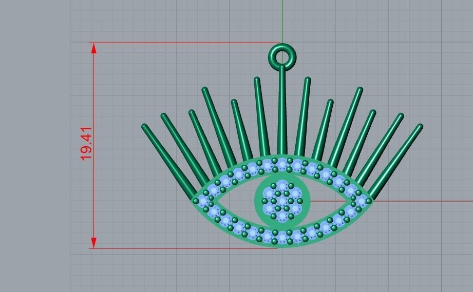 pendant 3D print model_6