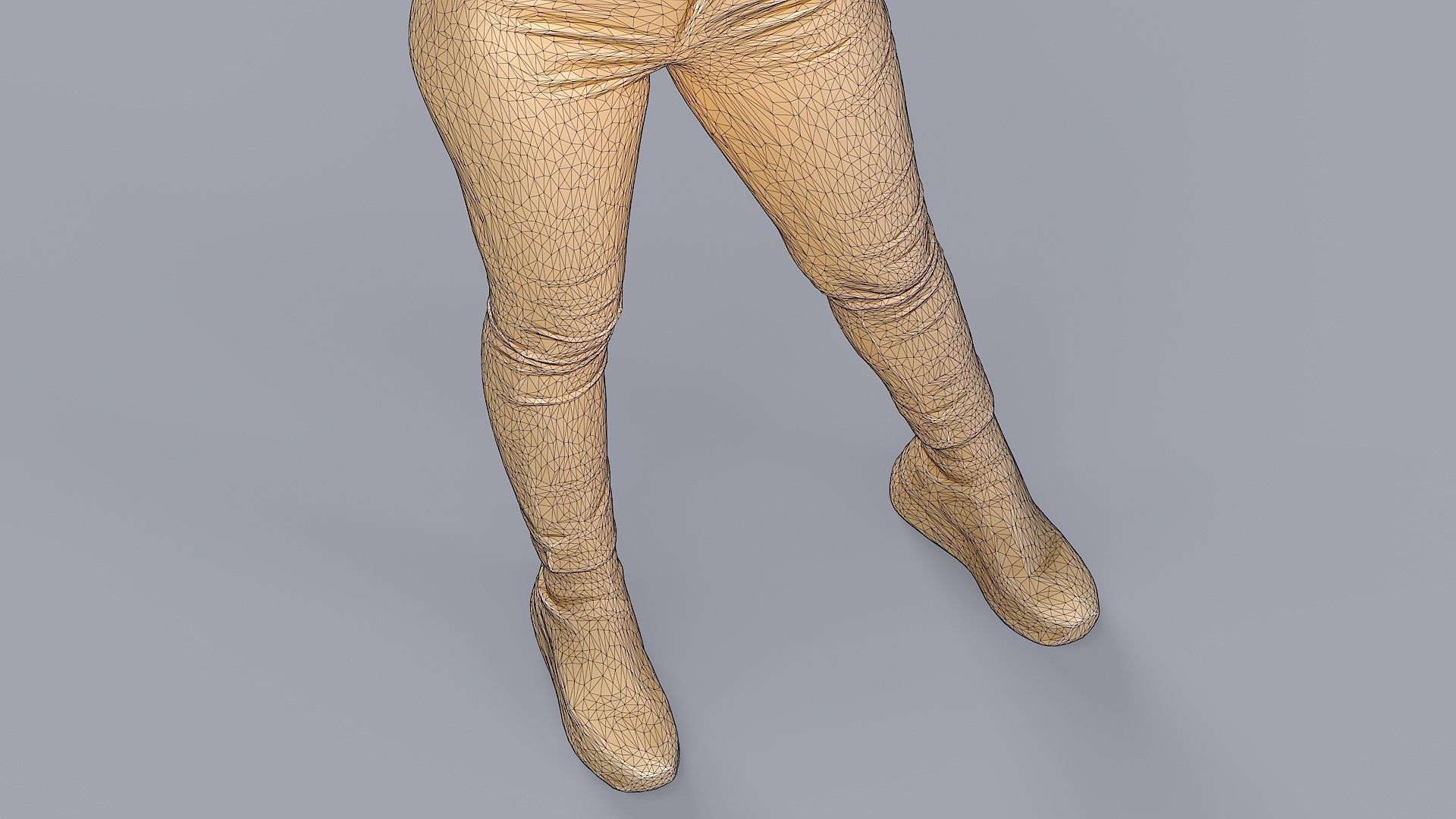 Slightly Tense Girl with Smartwatch and Smartphone 3D model_15